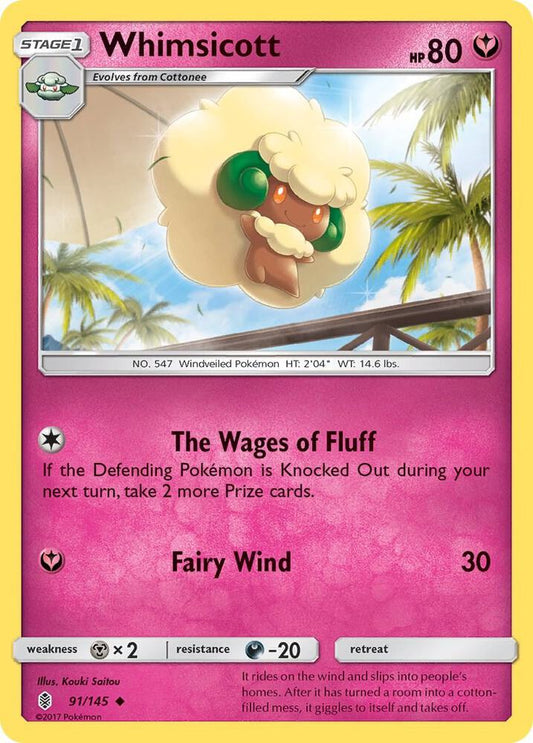 Whimsicott [SM - Guardians Rising] 91/145