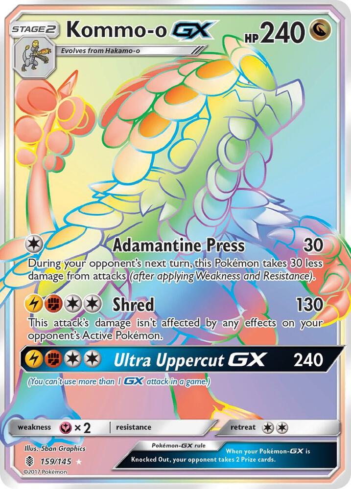 Kommo-o GX (Secret) [SM - Guardians Rising] 159/145