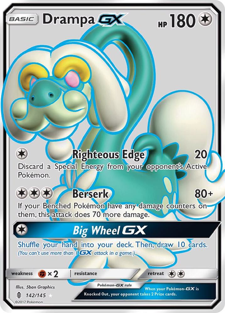 Drampa GX (Full Art) [SM - Guardians Rising] 142/145