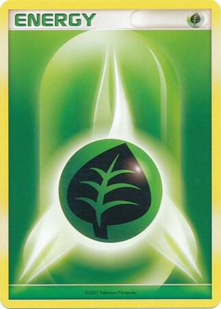 Grass Energy (2007 Unnumbered D/P Style Non-Holo) [League & Championship Cards]