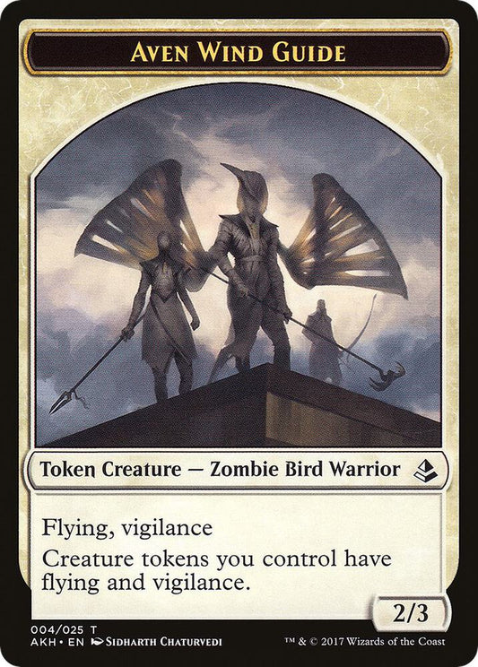 Aven Wind Guide // Hippo Double-Sided Token [Amonkhet] 4 // 22