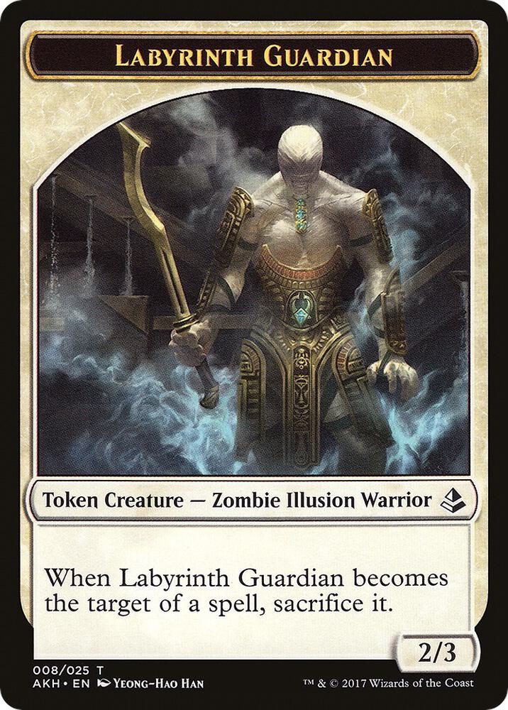 Labyrinth Guardian // Insect Double-Sided Token [Amonkhet] 8 // 19