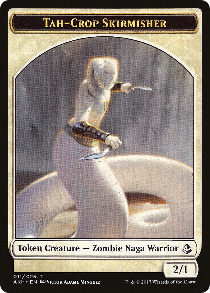 Tah-Crop Skirmisher // Cat Double-Sided Token [Amonkhet] 11 // 16