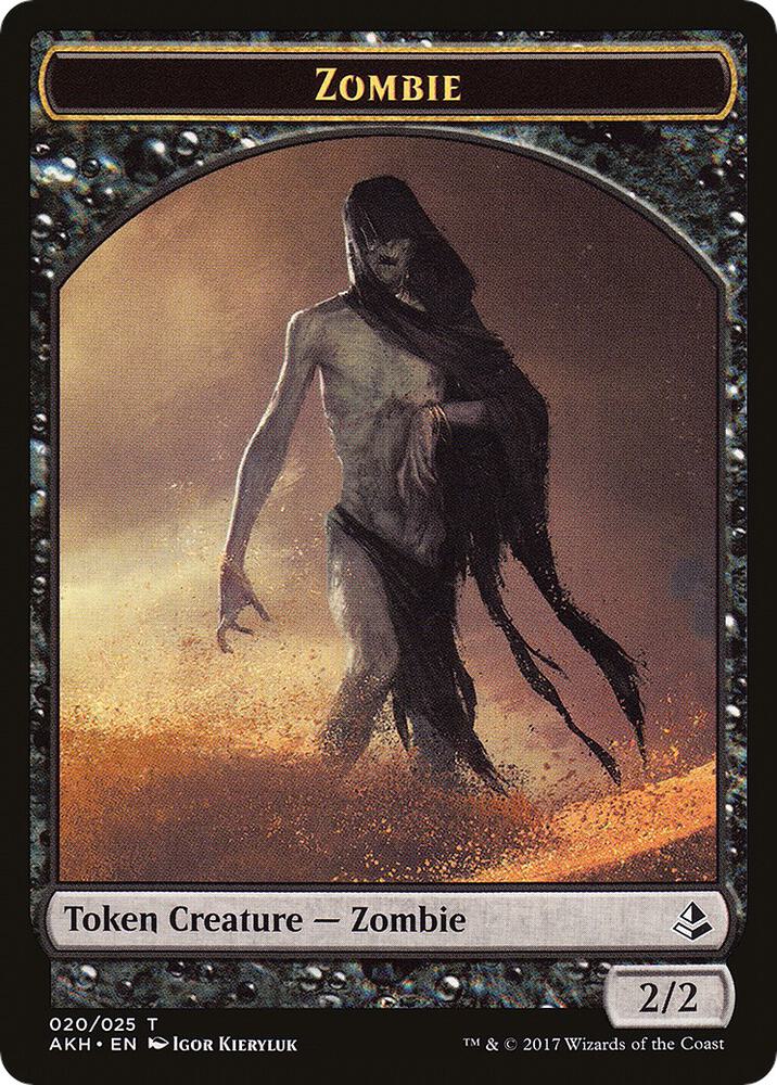 Zombie // Trueheart Duelist Token [Amonkhet] 20 // 13