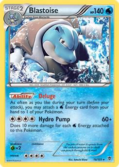 Blastoise - 16/101 (BW Plasma Blast) [Deck Exclusives] 016/101