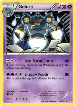 Golurk - 46/101 (BW Plasma Blast) [Deck Exclusives] 046/101