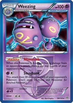 Weezing - 58/135 (BW Plasma Storm) [Deck Exclusives] 058/135