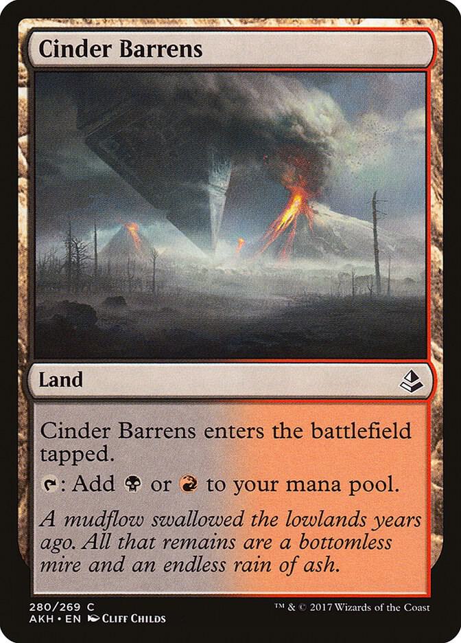 Cinder Barrens [Amonkhet] 280