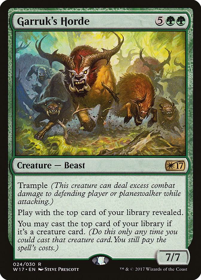 Garruk's Horde [Welcome Deck 2017] 24