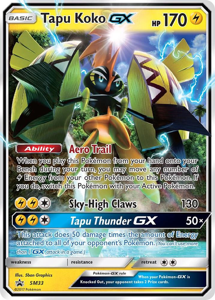 Tapu Koko GX - SM33 [SM Promos] SM33