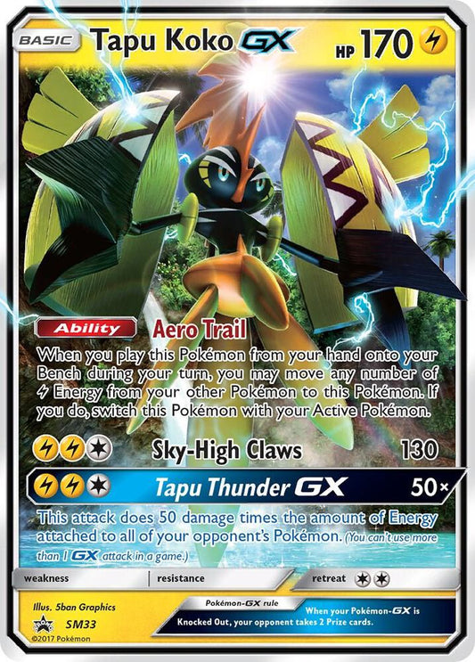 Tapu Koko GX - SM33 [SM Promos] SM33