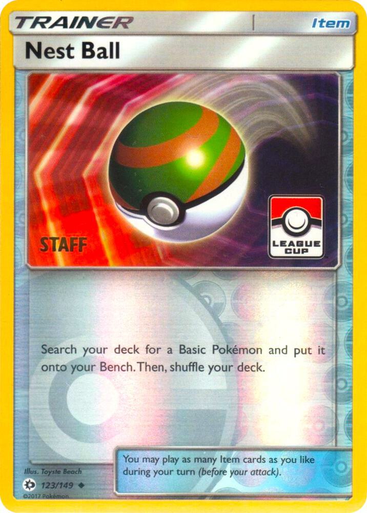 Nest Ball - 123/149 (League Cup) [Staff] [League & Championship Cards] 123/149
