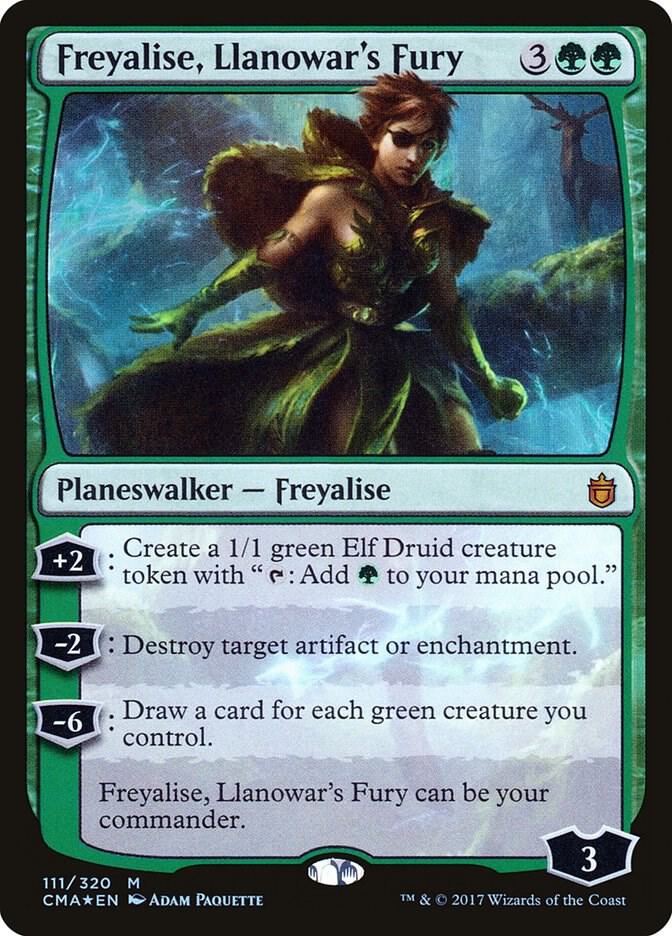Freyalise, Llanowar's Fury [Commander Anthology] 111