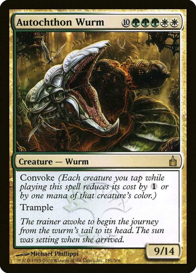 Autochthon Wurm [Ravnica: City of Guilds] 191