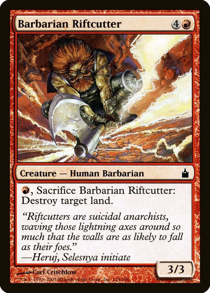 Barbarian Riftcutter [Ravnica: City of Guilds] 114
