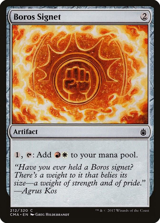 Boros Signet [Commander Anthology] 212