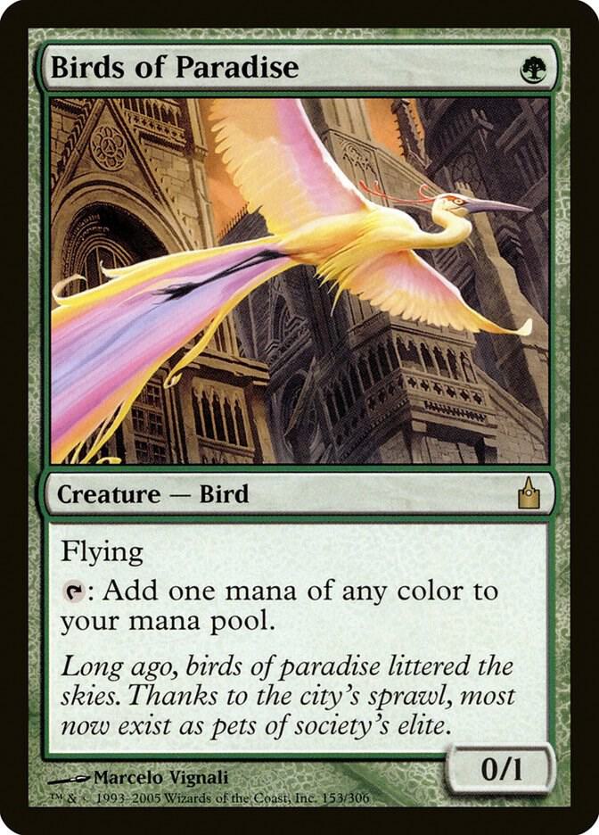 Birds of Paradise [Ravnica: City of Guilds] 153