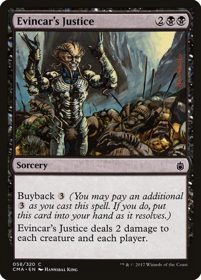 Evincar's Justice [Commander Anthology] 58