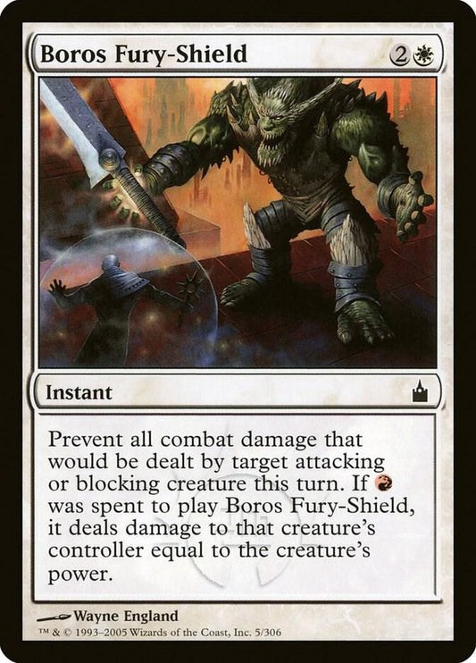 Boros Fury-Shield [Ravnica: City of Guilds] 5