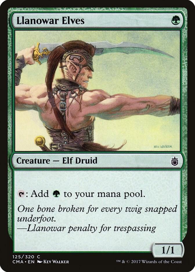 Llanowar Elves [Commander Anthology] 125