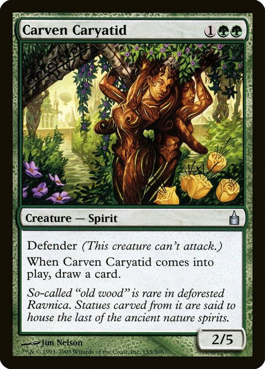 Carven Caryatid [Ravnica: City of Guilds] 155