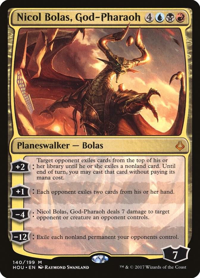 Nicol Bolas, God-Pharaoh [Hour of Devastation] 140