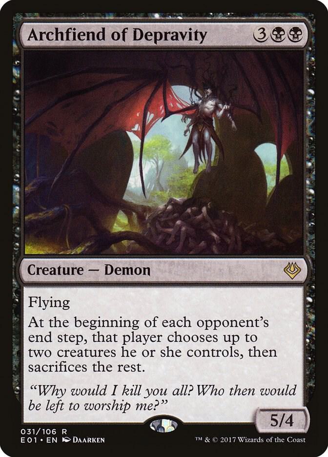 Archfiend of Depravity [Archenemy: Nicol Bolas] 31