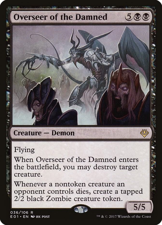 Overseer of the Damned [Archenemy: Nicol Bolas] 36