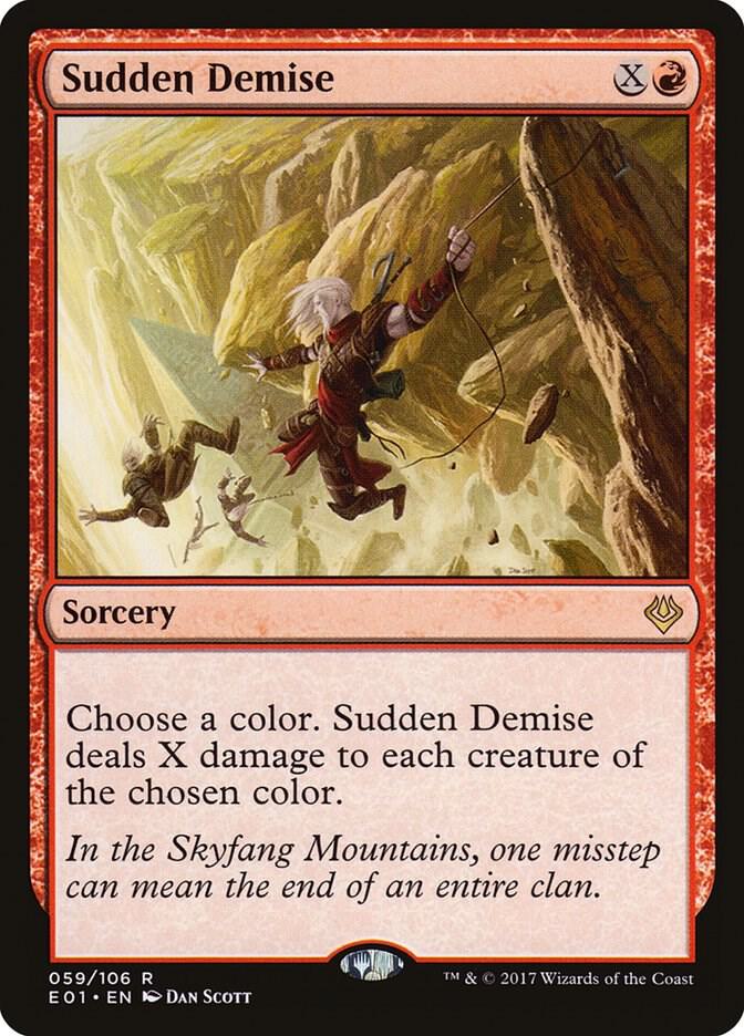 Sudden Demise [Archenemy: Nicol Bolas] 59