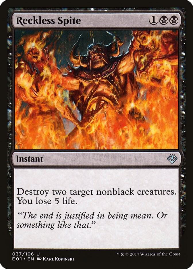 Reckless Spite [Archenemy: Nicol Bolas] 37