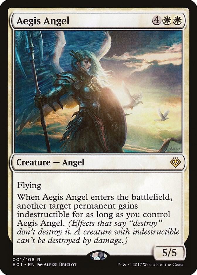 Aegis Angel [Archenemy: Nicol Bolas] 1