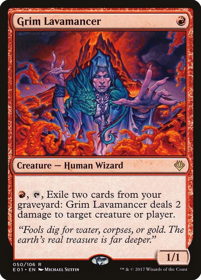 Grim Lavamancer [Archenemy: Nicol Bolas] 50