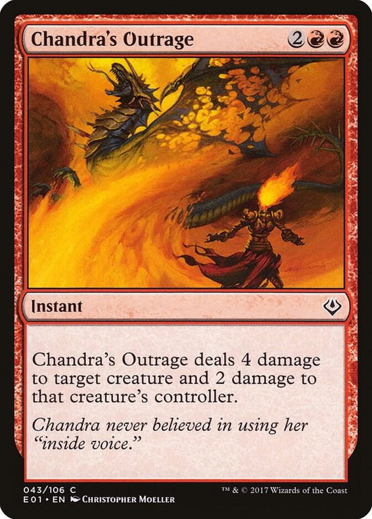 Chandra's Outrage [Archenemy: Nicol Bolas] 43