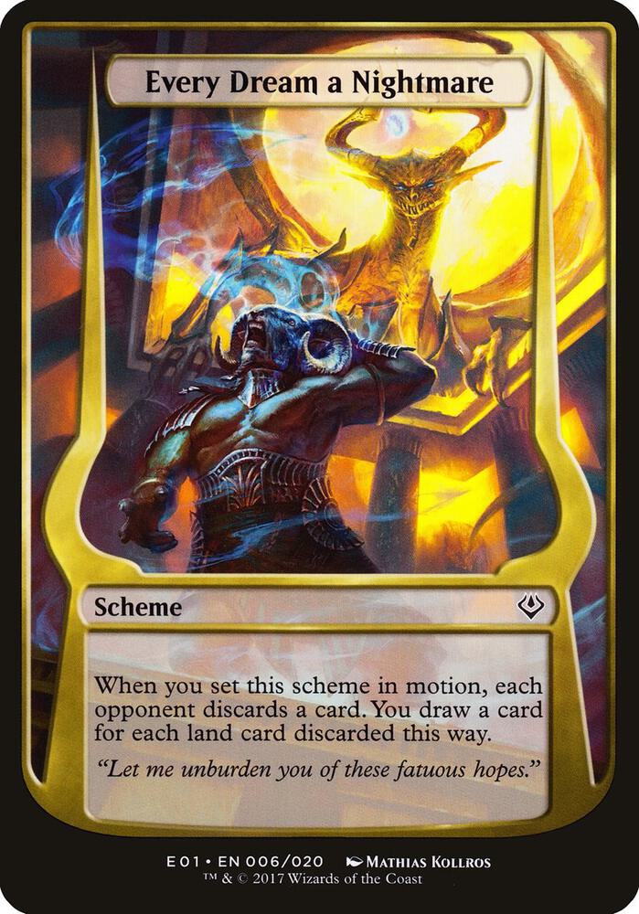 Every Dream a Nightmare (Archenemy: Nicol Bolas) [Oversize Cards] 6