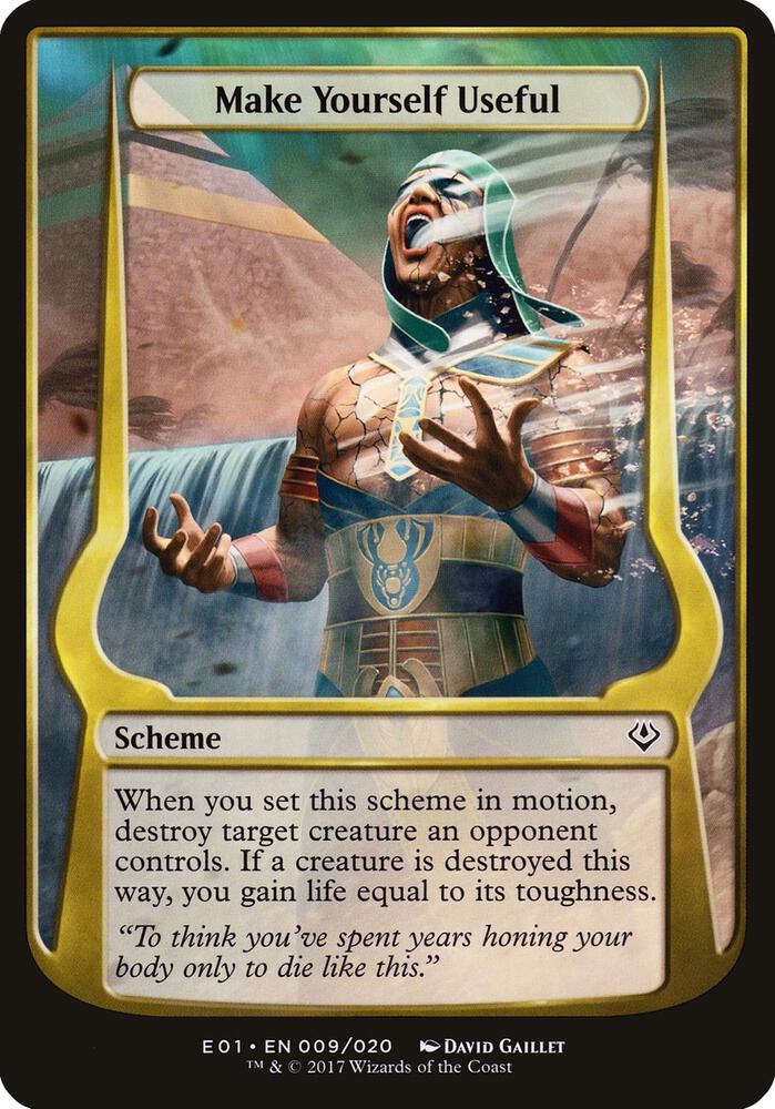 Make Yourself Useful (Archenemy: Nicol Bolas) [Oversize Cards] 9