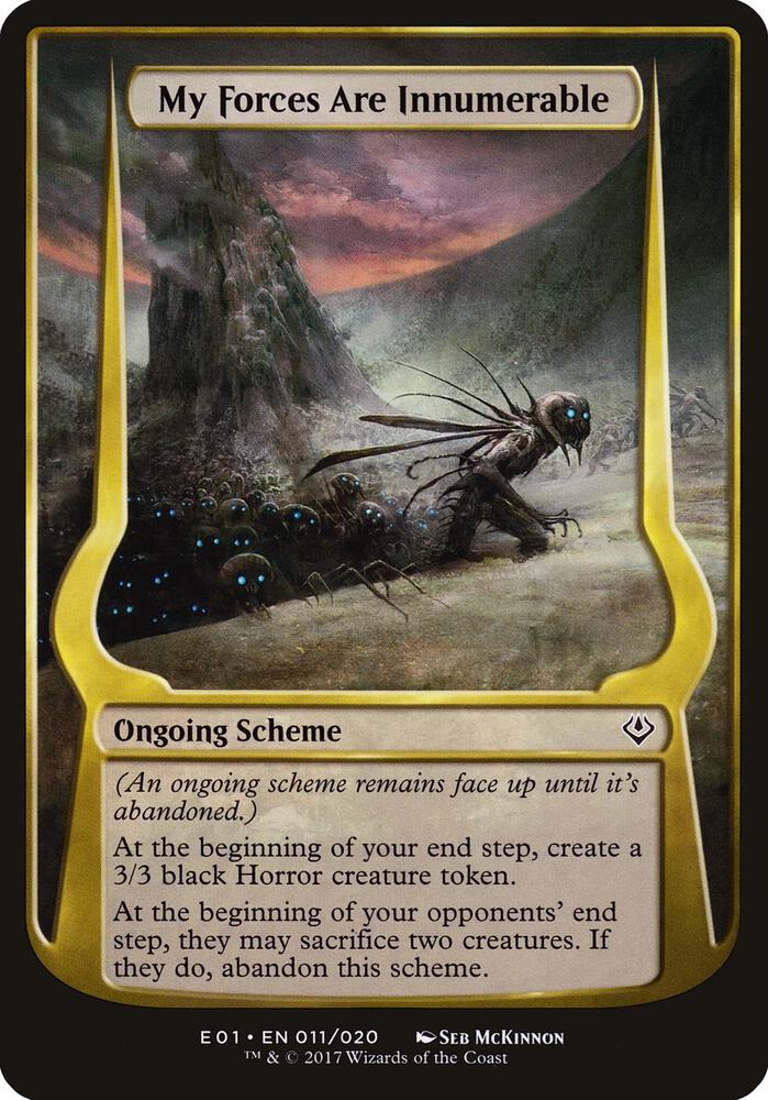 My Forces Are Innumerable (Archenemy: Nicol Bolas) [Oversize Cards] 11