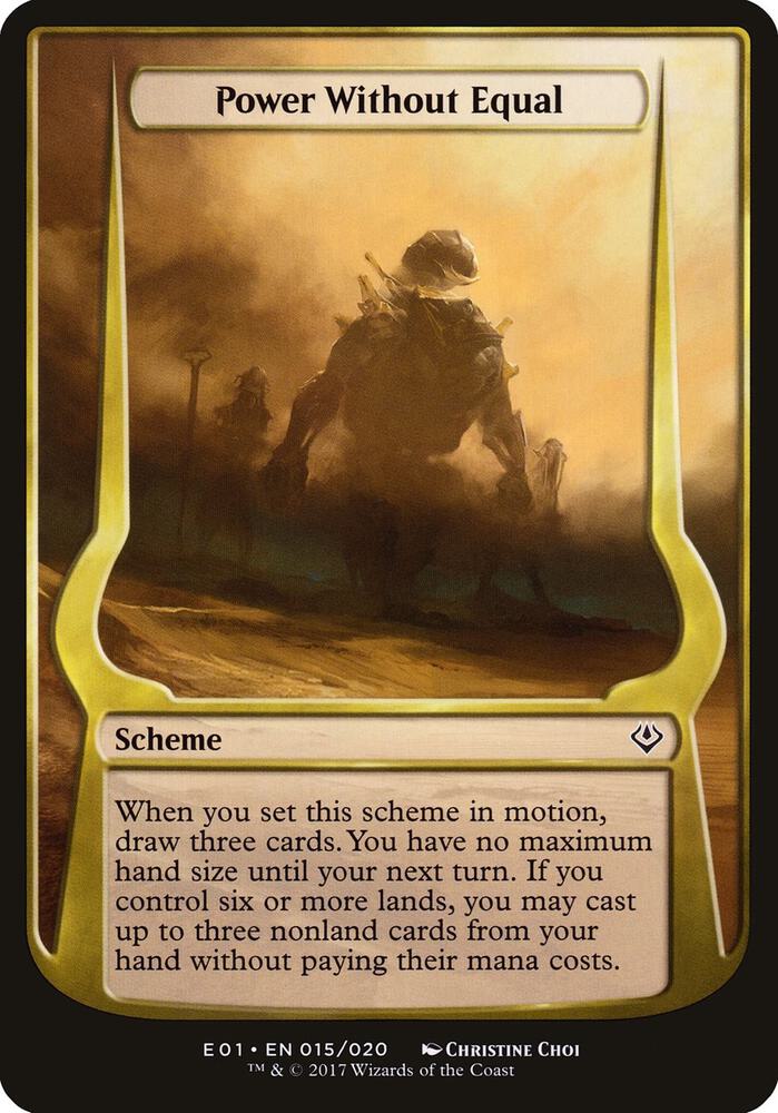 Power Without Equal (Archenemy: Nicol Bolas) [Oversize Cards] 15