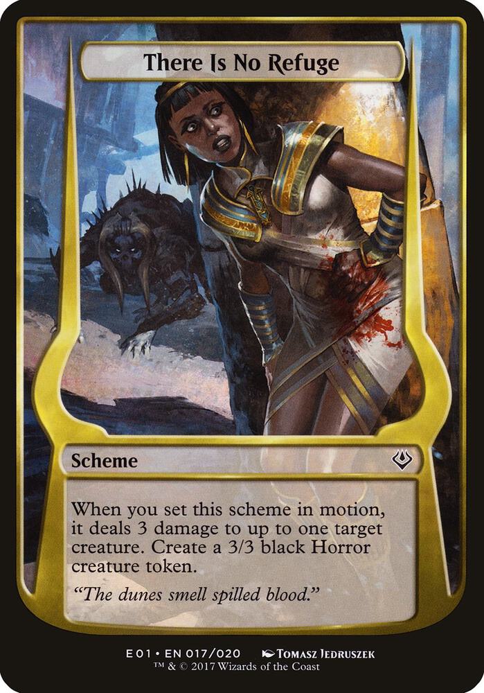 There Is No Refuge (Archenemy: Nicol Bolas) [Oversize Cards] 17