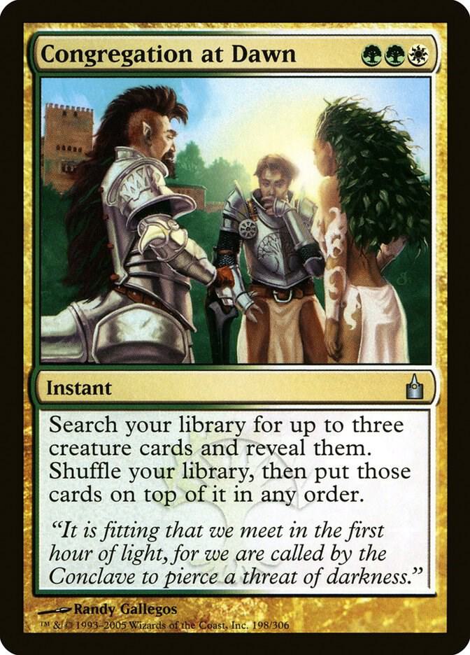 Congregation at Dawn [Ravnica: City of Guilds] 198