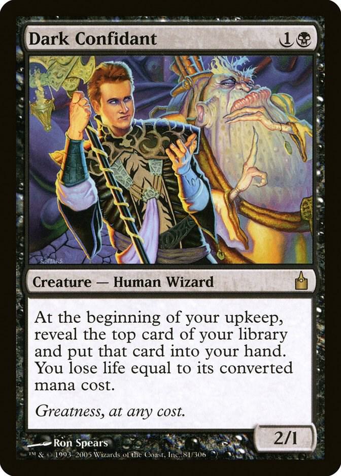 Dark Confidant [Ravnica: City of Guilds] 81