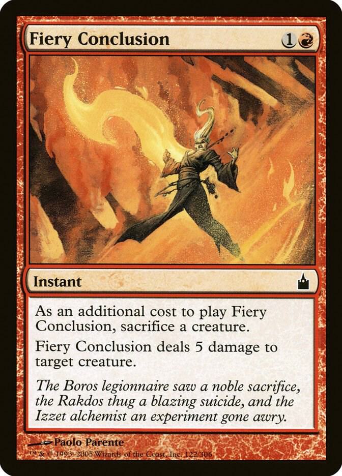 Fiery Conclusion [Ravnica: City of Guilds] 122