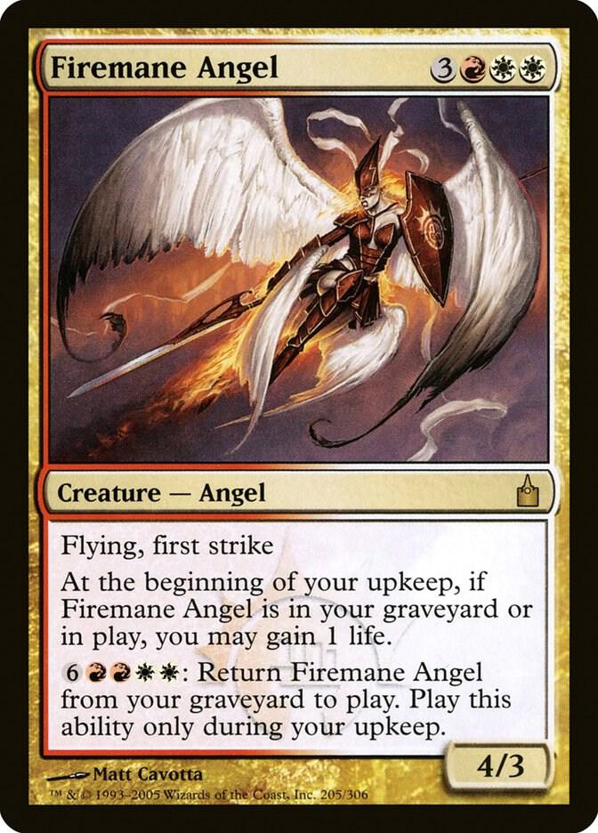 Firemane Angel [Ravnica: City of Guilds] 205
