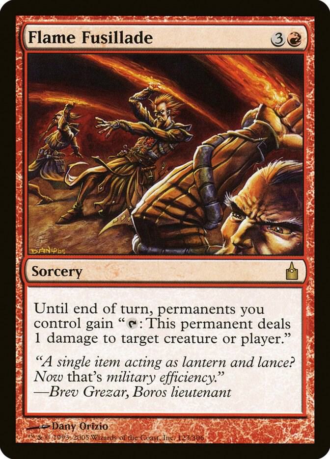 Flame Fusillade [Ravnica: City of Guilds] 123