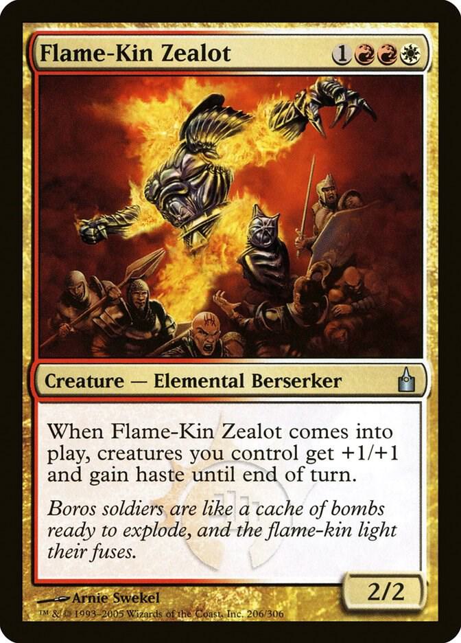 Flame-Kin Zealot [Ravnica: City of Guilds] 206
