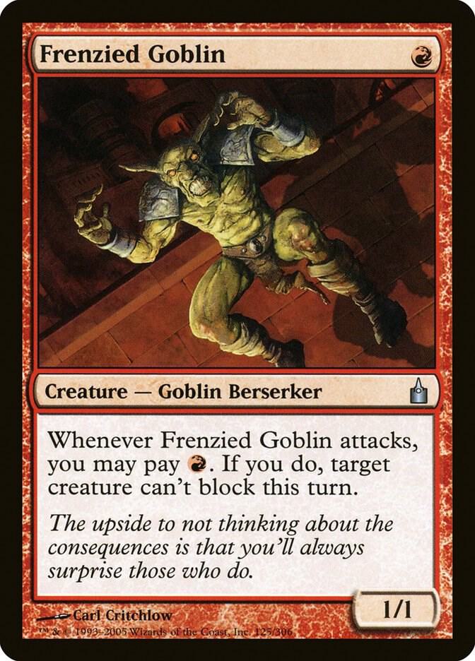 Frenzied Goblin [Ravnica: City of Guilds] 125
