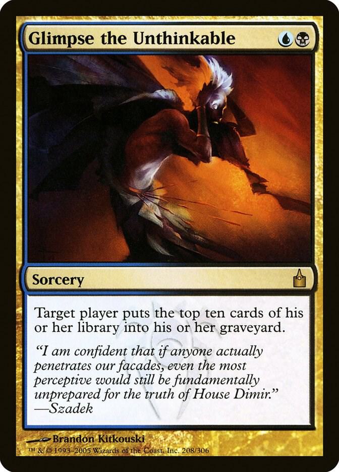 Glimpse the Unthinkable [Ravnica: City of Guilds] 208