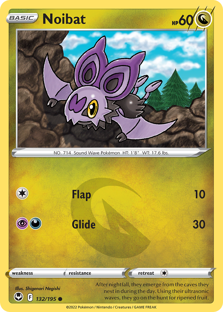 Noibat - 132/195 Silver Tempest