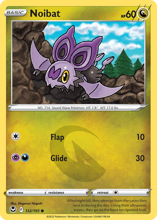 Noibat - 132/195 Silver Tempest