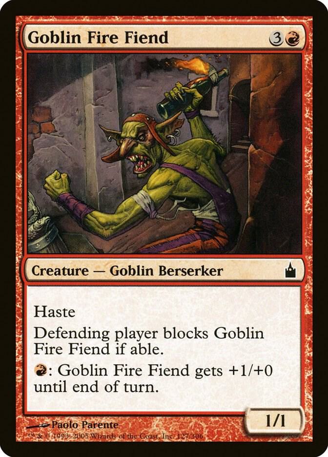 Goblin Fire Fiend [Ravnica: City of Guilds] 127
