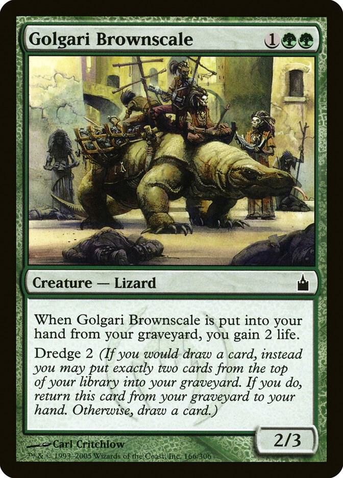 Golgari Brownscale [Ravnica: City of Guilds] 166